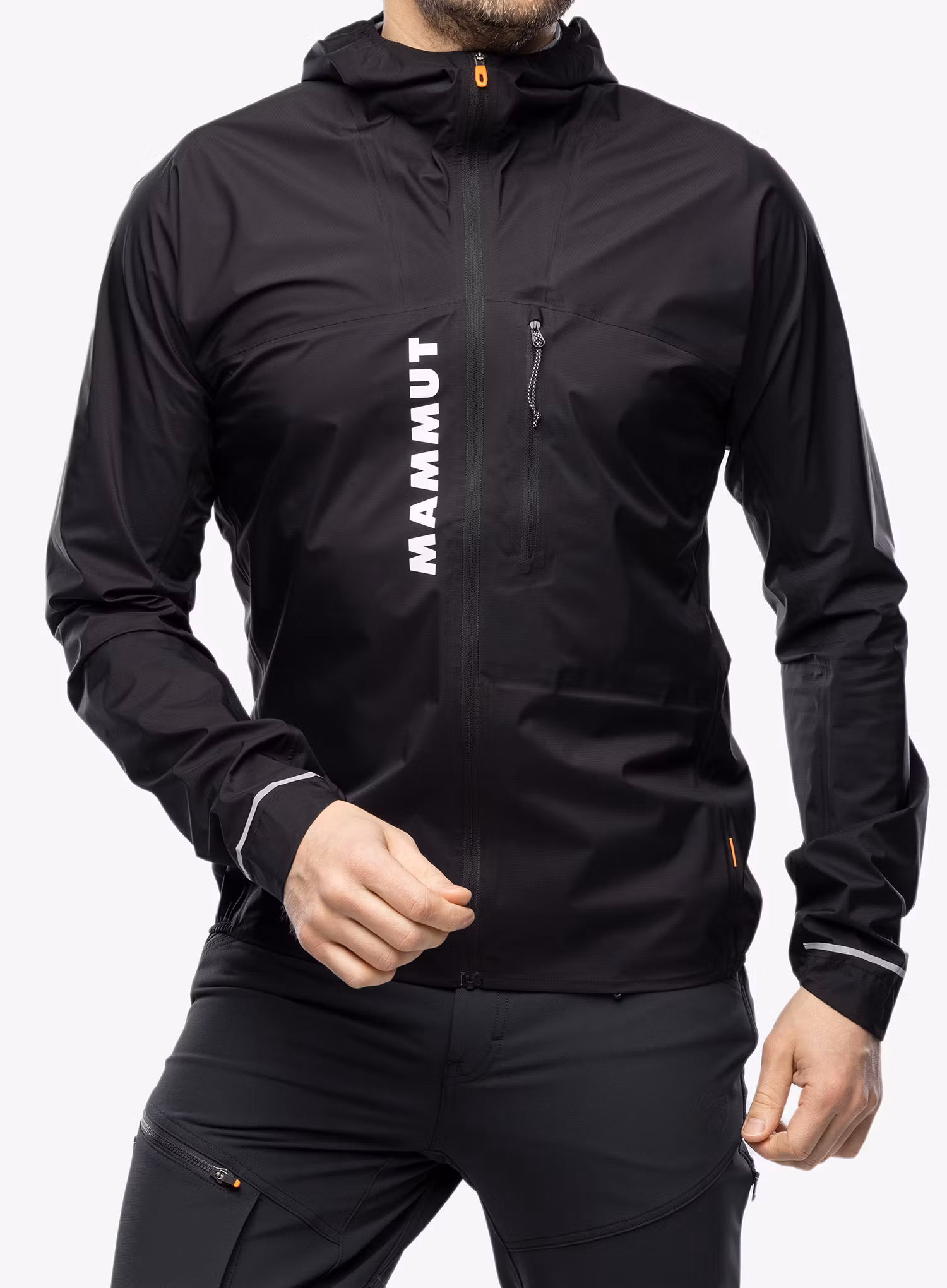Bežecká bunda Mammut Aenergy TR HS Hooded Jacket - black
