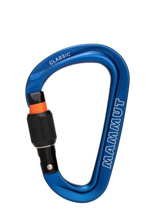 Karabína so skrutkovacím uzáverom Mammut Classic HMS Screwgate Carabiner - blue