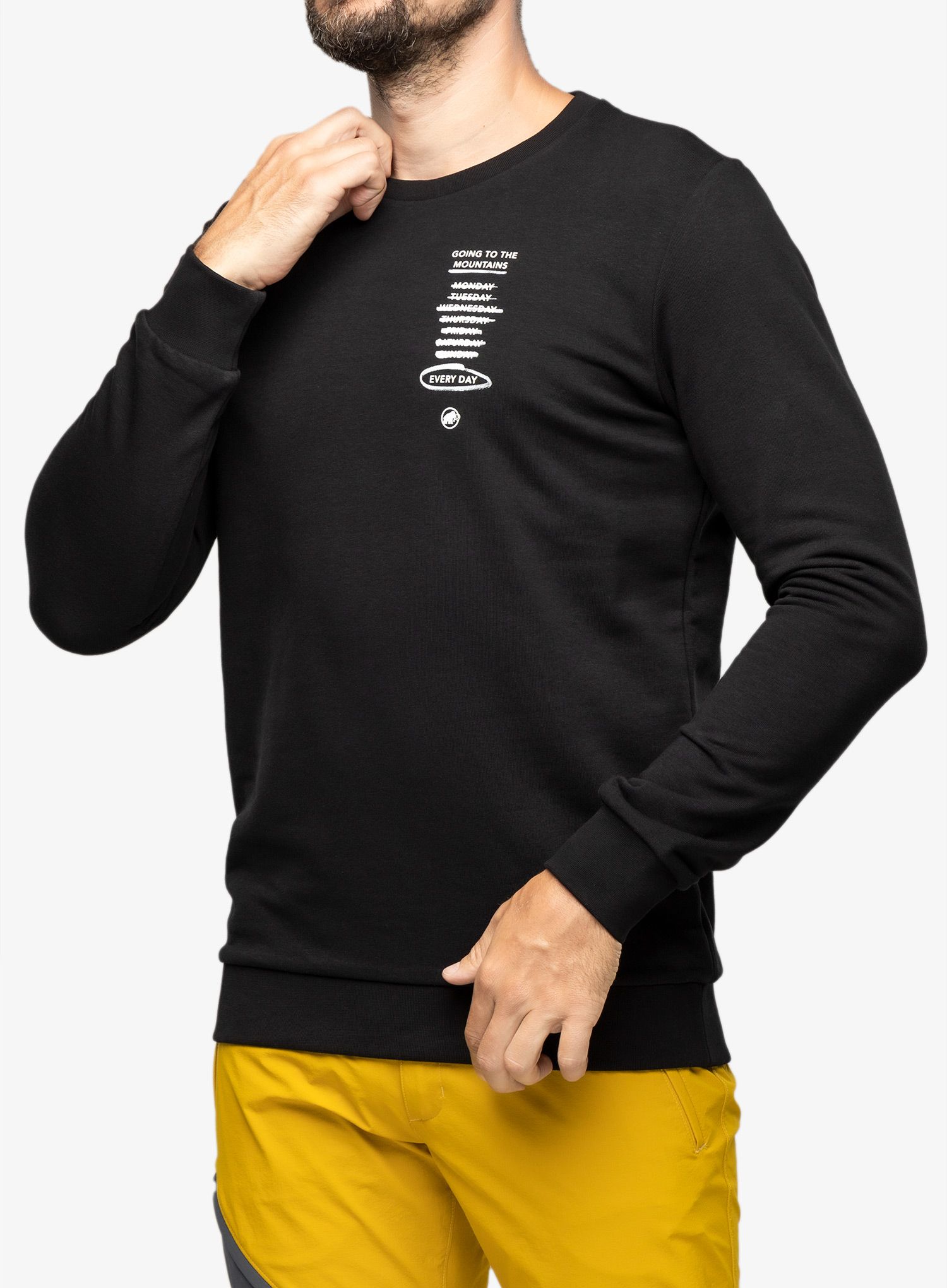 Pánska mikina Mammut Core ML Crew Neck Every Day - black