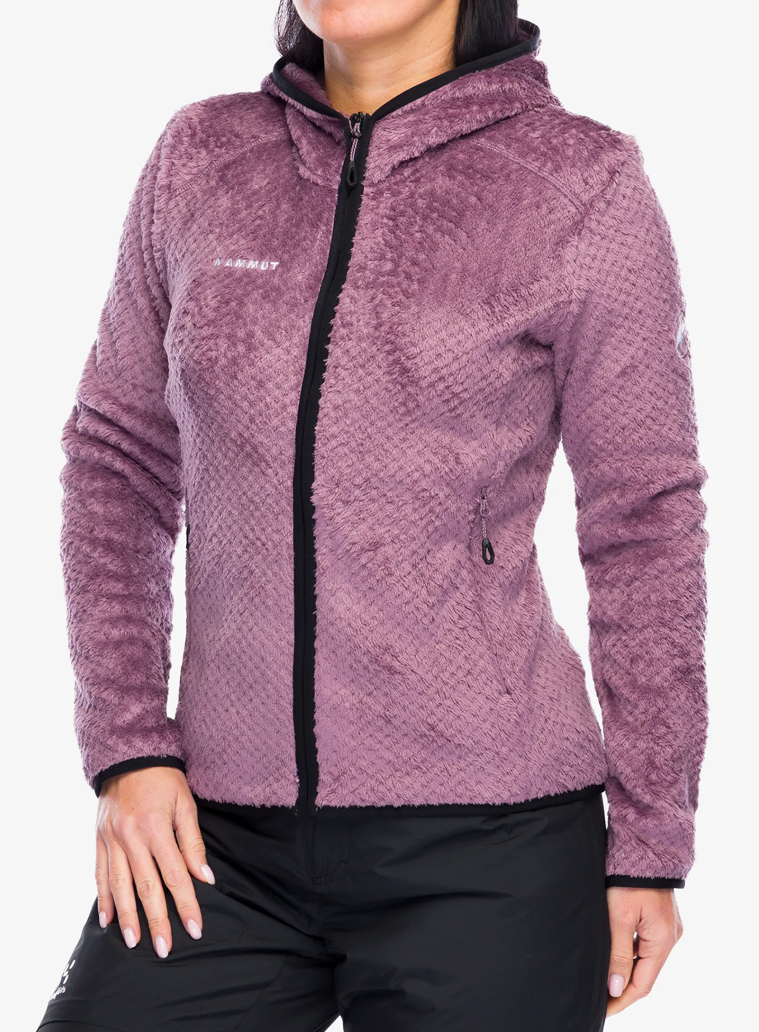 Flísová mikina dámska Mammut Innominata ML Hooded Jacket - flux