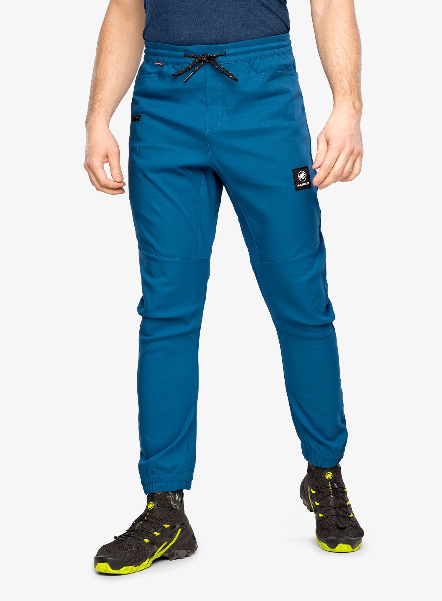 Lezecké nohavice Mammut Massone Pants - deep ice