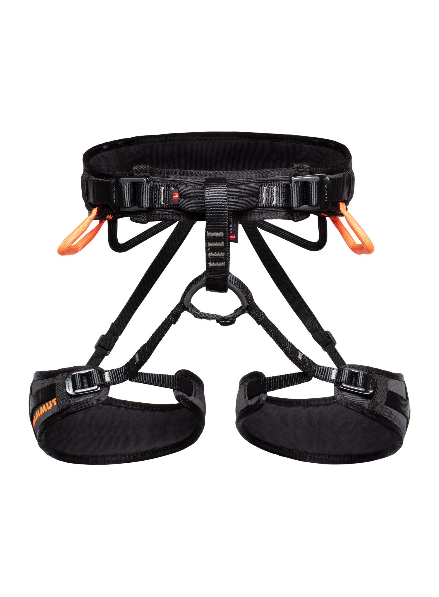 Horolezecký sedák Mammut Ophir 4 Slide  - black/safety orange