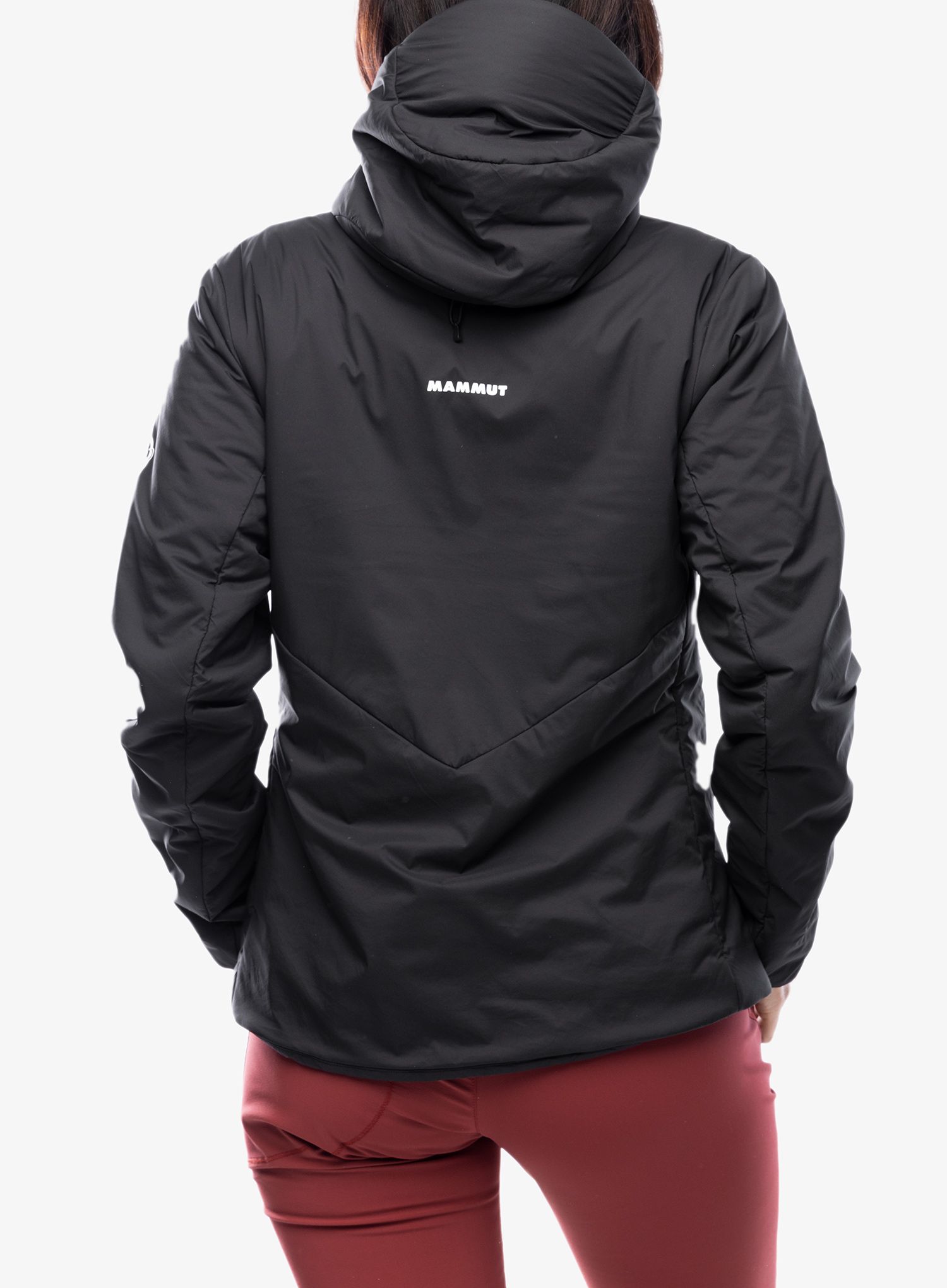 Zateplená bunda dámska Mammut Rime IN Flex Hooded Jacket - black