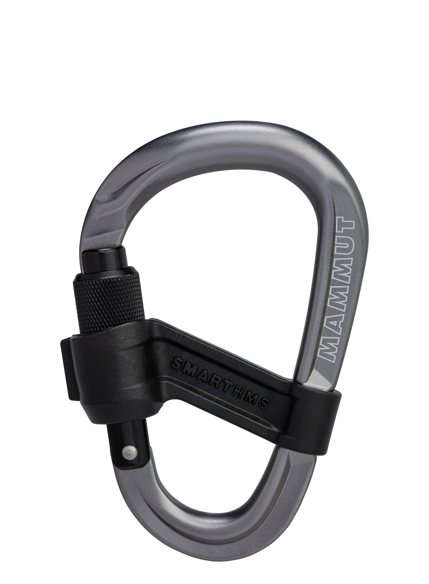 Karabína Mammut Smart HMS 2.0 Screwgate Carabiner  - screw gate/grey
