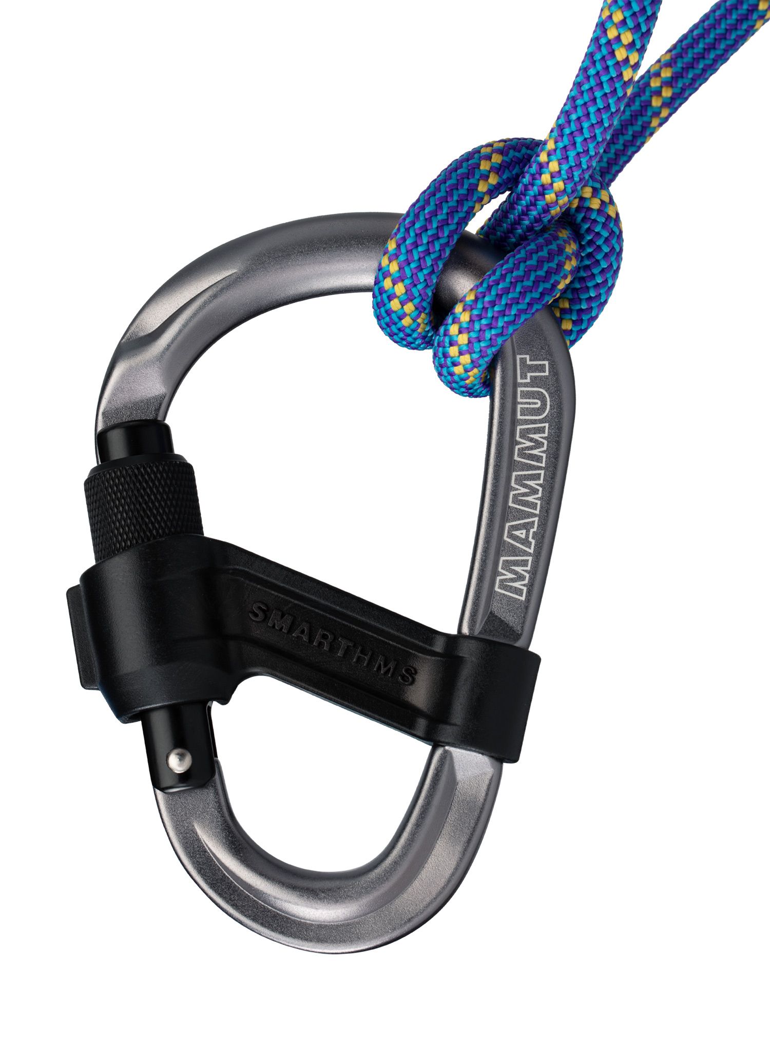 Karabína Mammut Smart HMS 2.0 Screwgate Carabiner  - screw gate/grey
