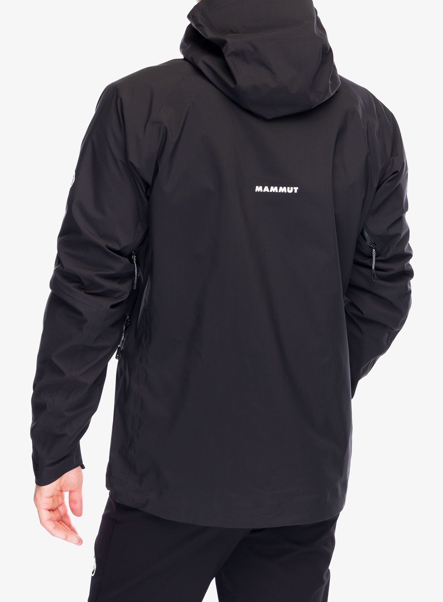 Nepremokavá bunda Mammut Taiss HS Hooded Jacket - black