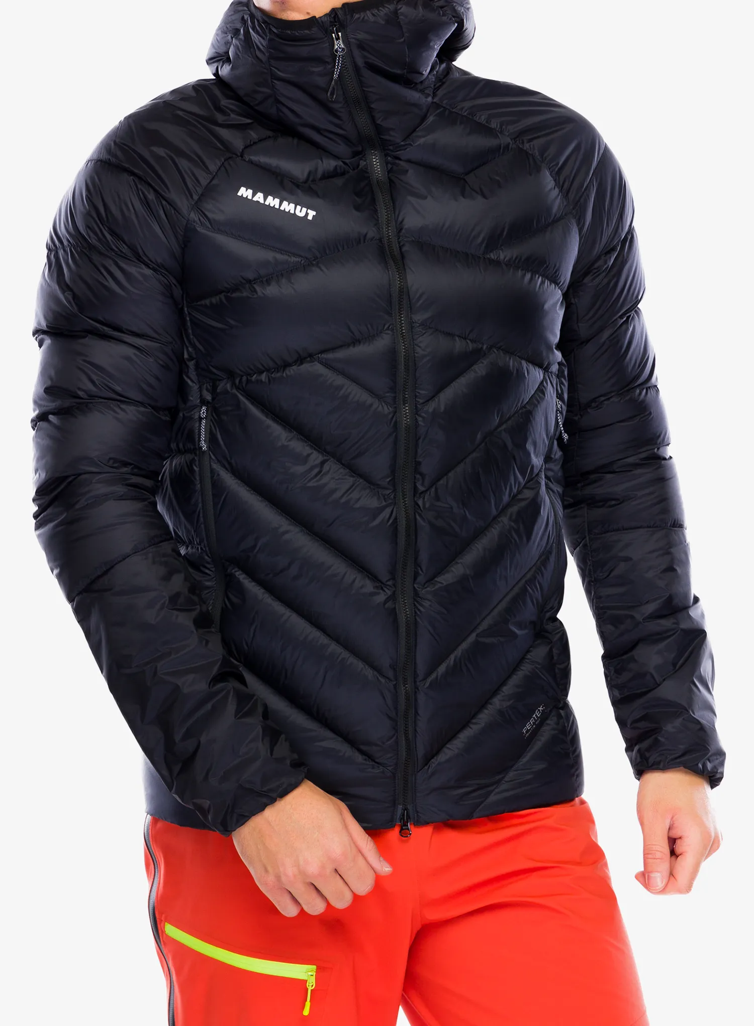 Páperová bunda Mammut Taiss IN Hooded Jacket - blk
