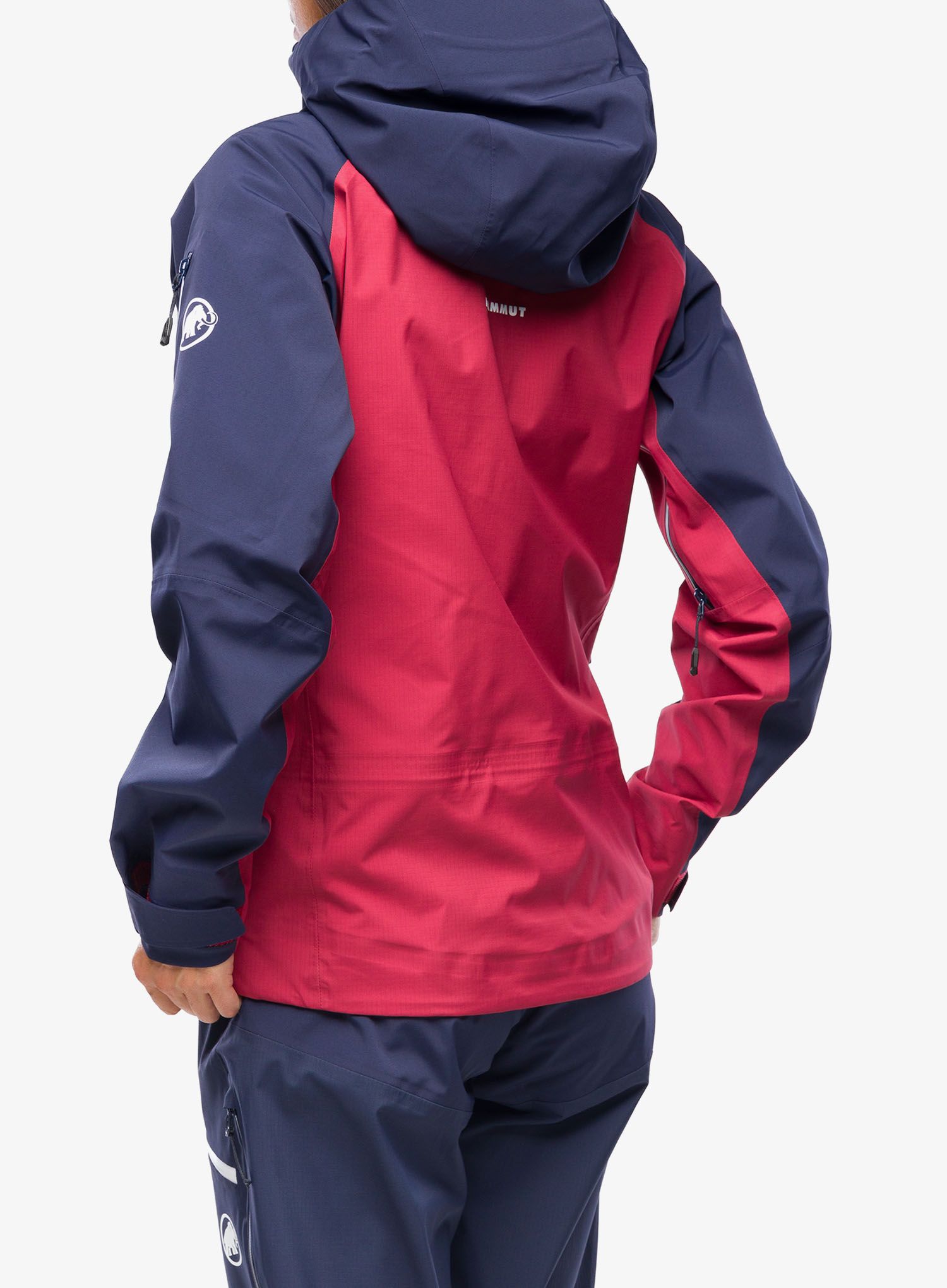 Bunda do hôr dámska Mammut Taiss Pro HS Hooded Jacket - blood red/marine