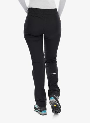 Dámske softshellové nohavice Mammut Taiss SO Pants - black