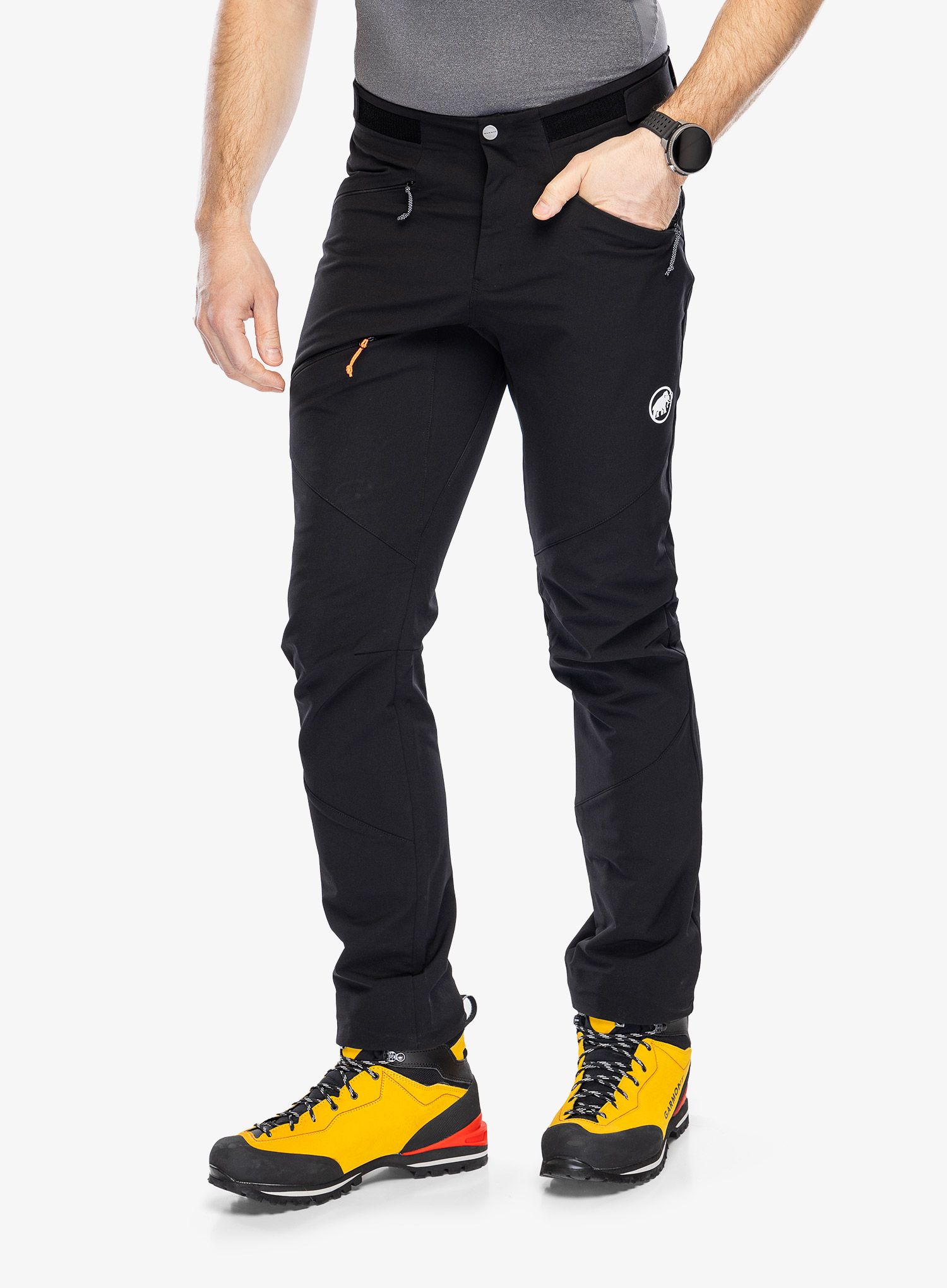 Softshellové nohavice Mammut Taiss SO Pants - black