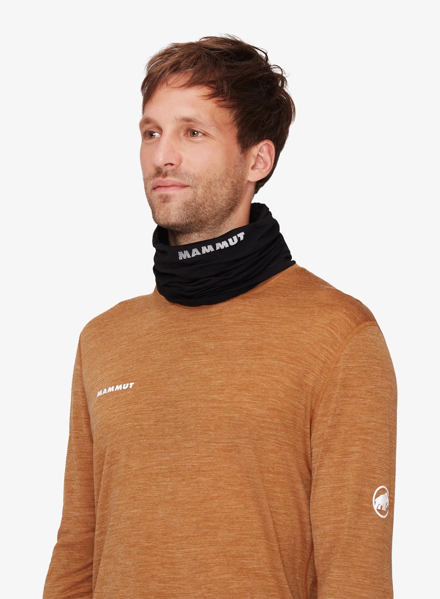 Multifunkčná šatka Mammut Tree Wool Neck Gaiter - blk