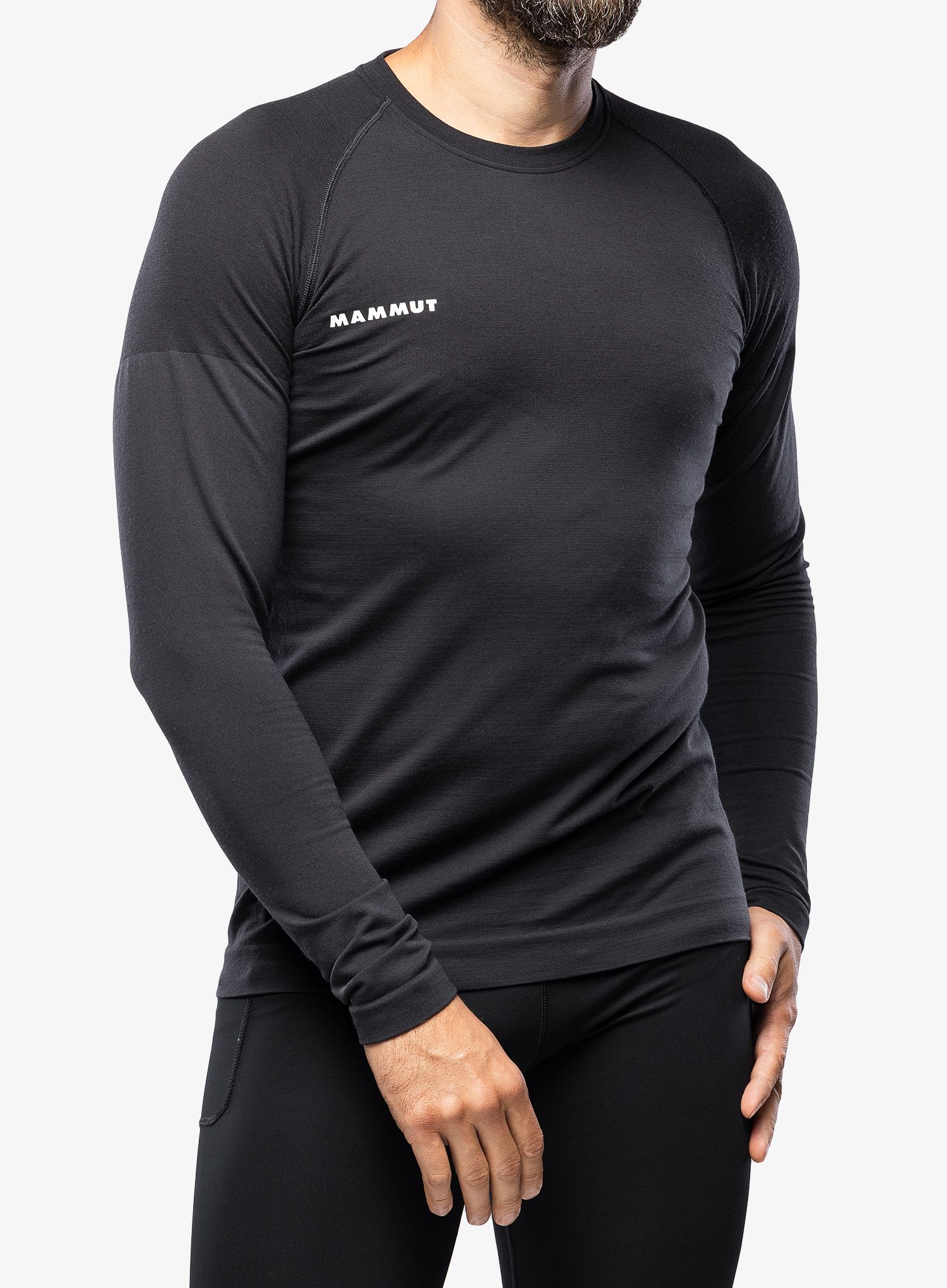 Funkčné tričko Mammut Trift Longsleeve - black
