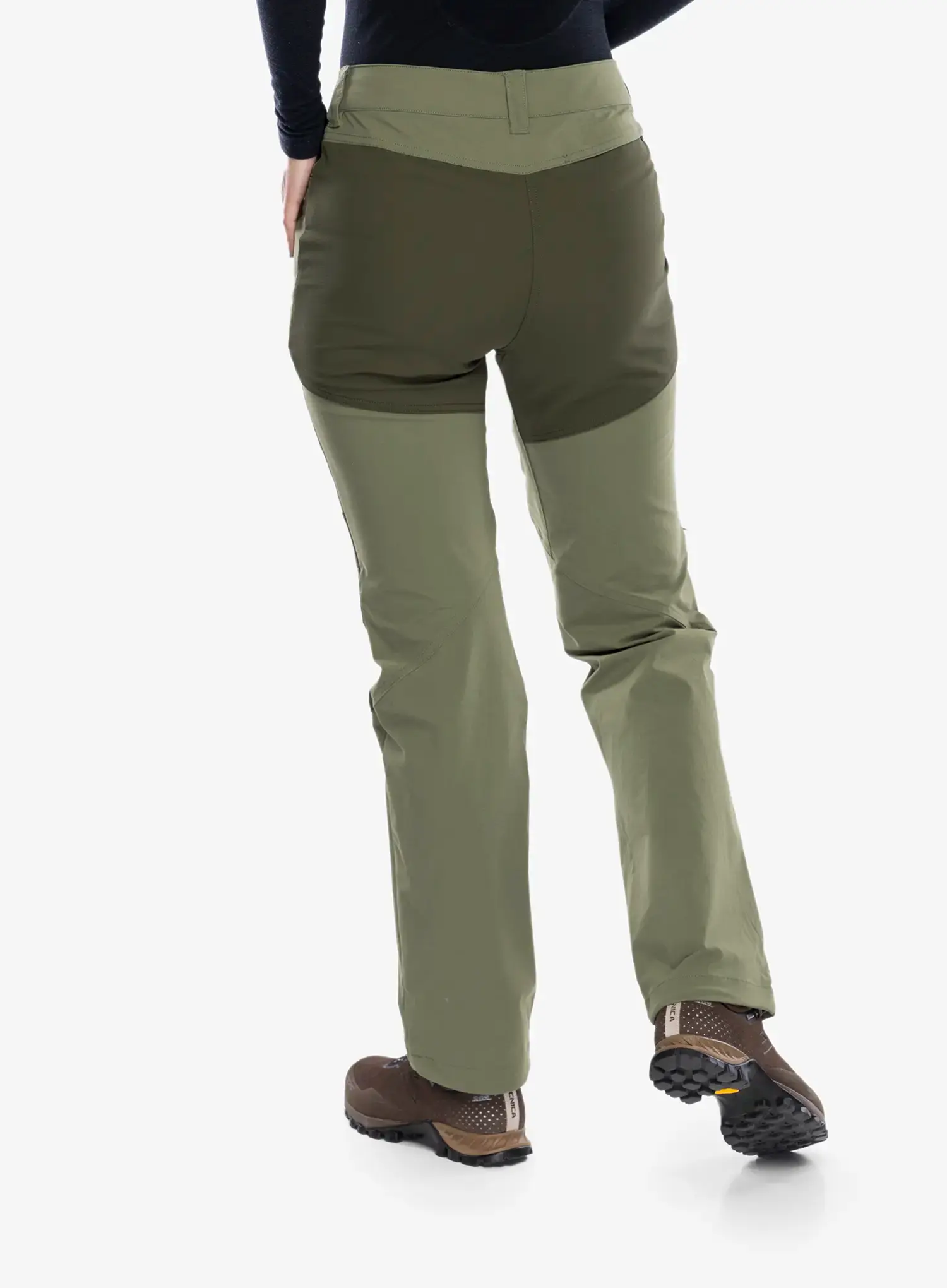 Dámske nohavice Mammut Zinal Hybrid Pants - marsh/dark marsh