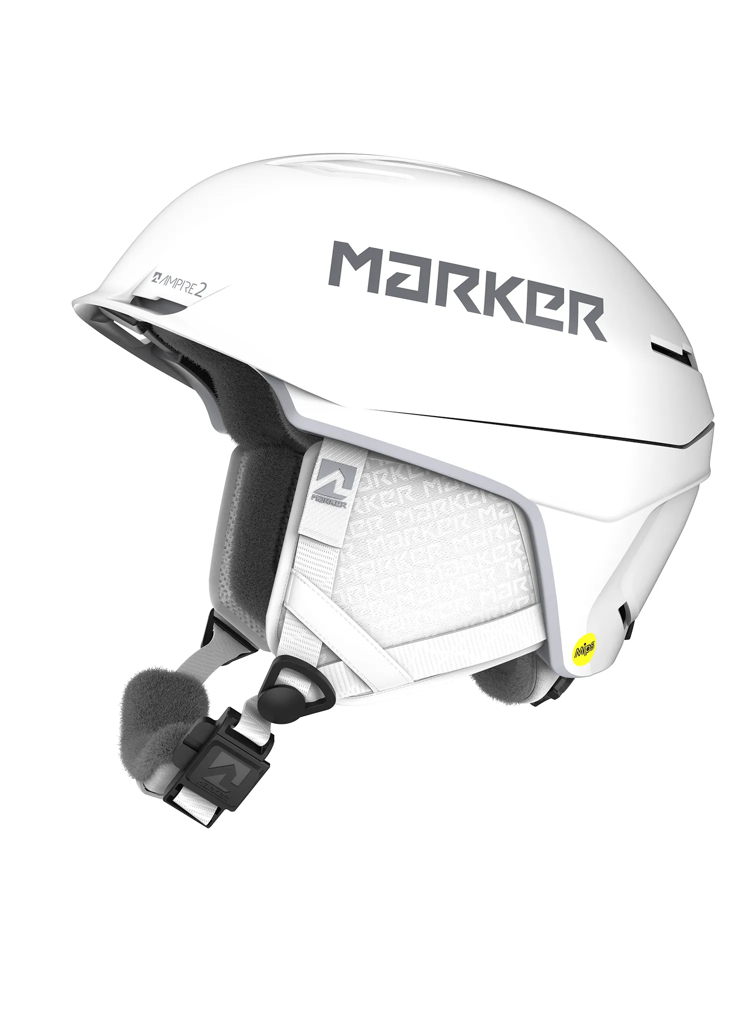 Lyžiarska prilba Marker Ampire 2 Mips - white/grey