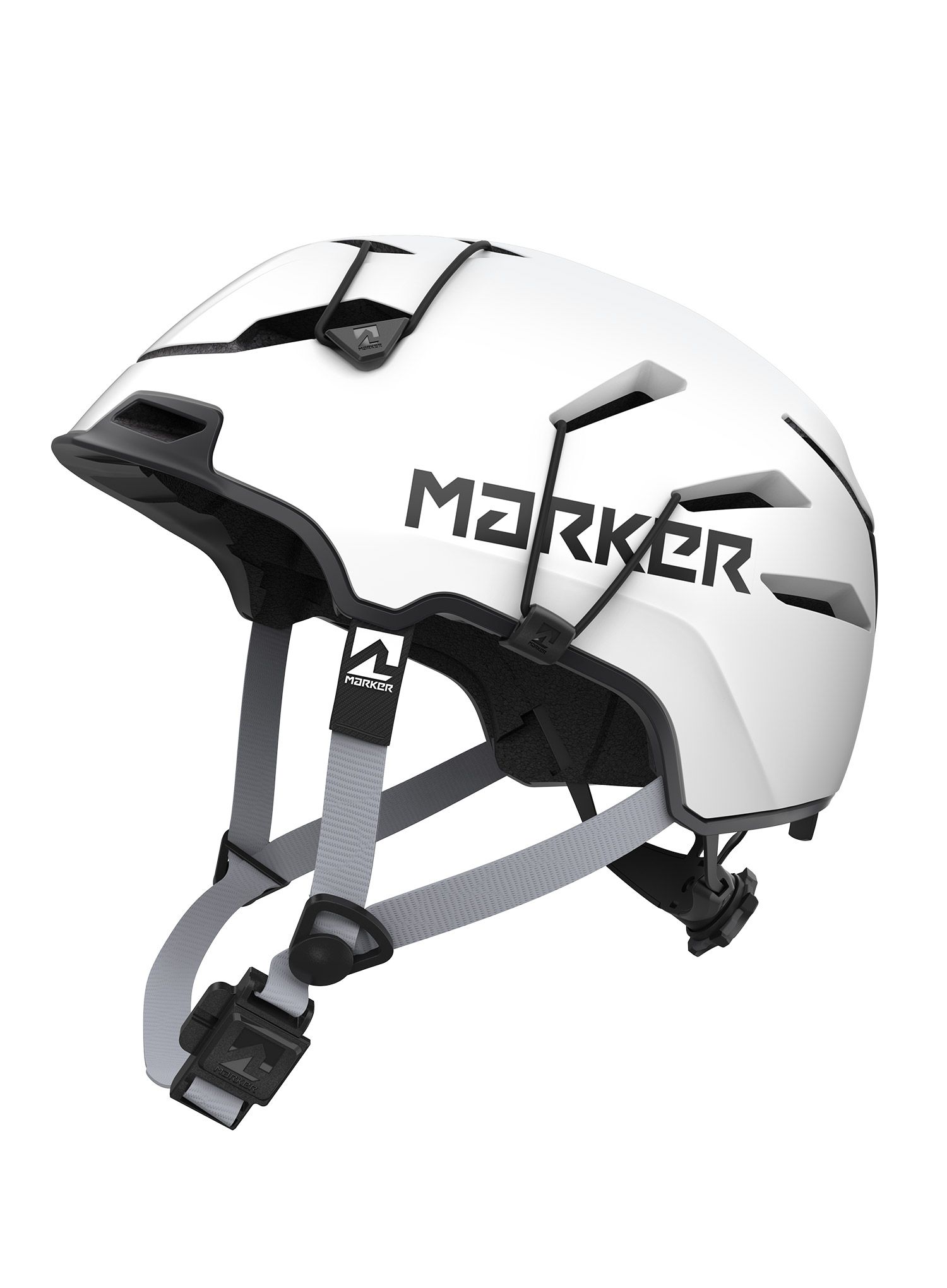 Skialpová prilba Marker Confidant Tour - white/black