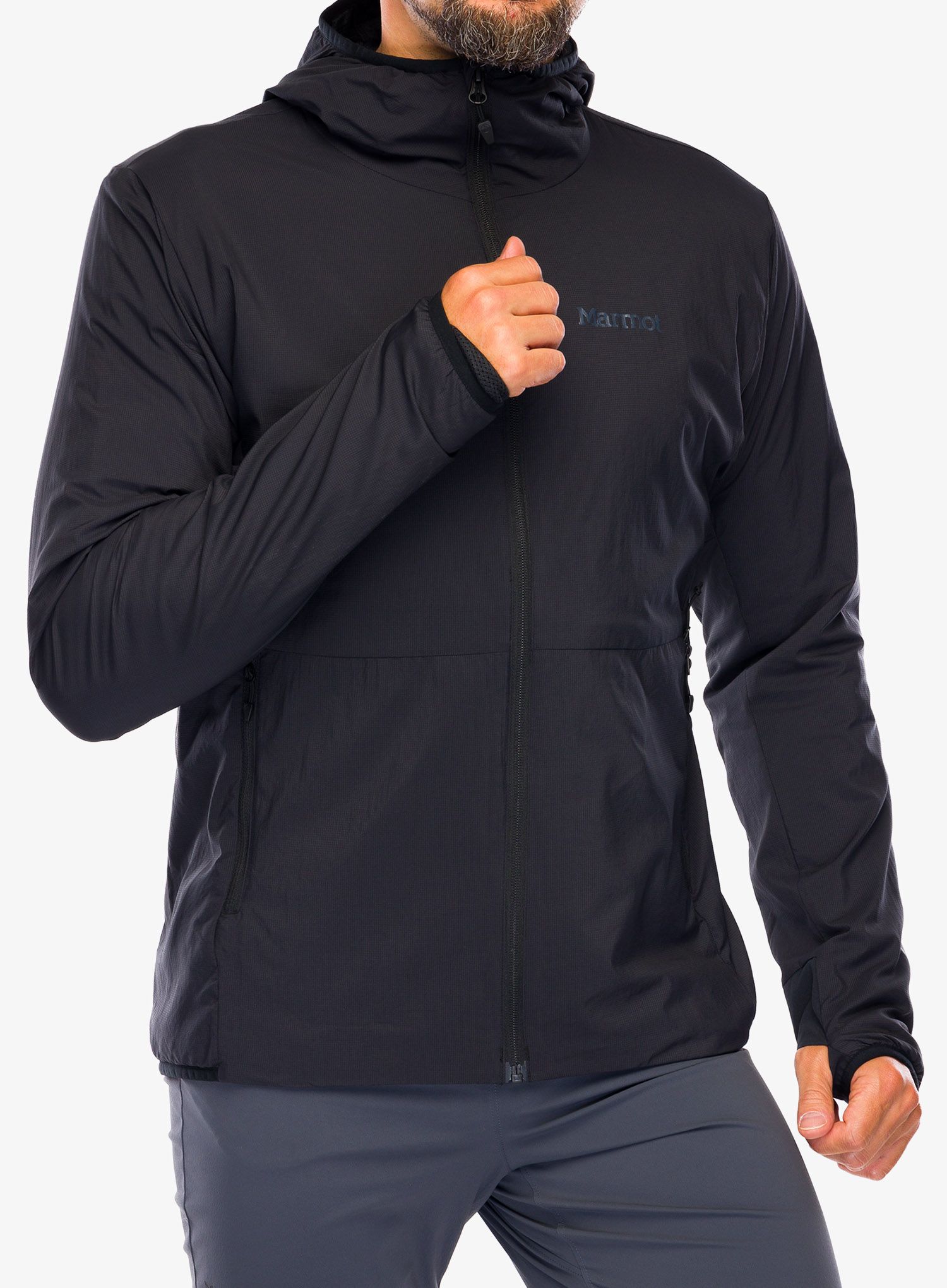 Bunda pánska Marmot Alt HB Hoody - black