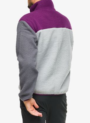Flísová mikina Marmot Aros Fleece 1/2 Zip - purple fig/steel onyx/sleet