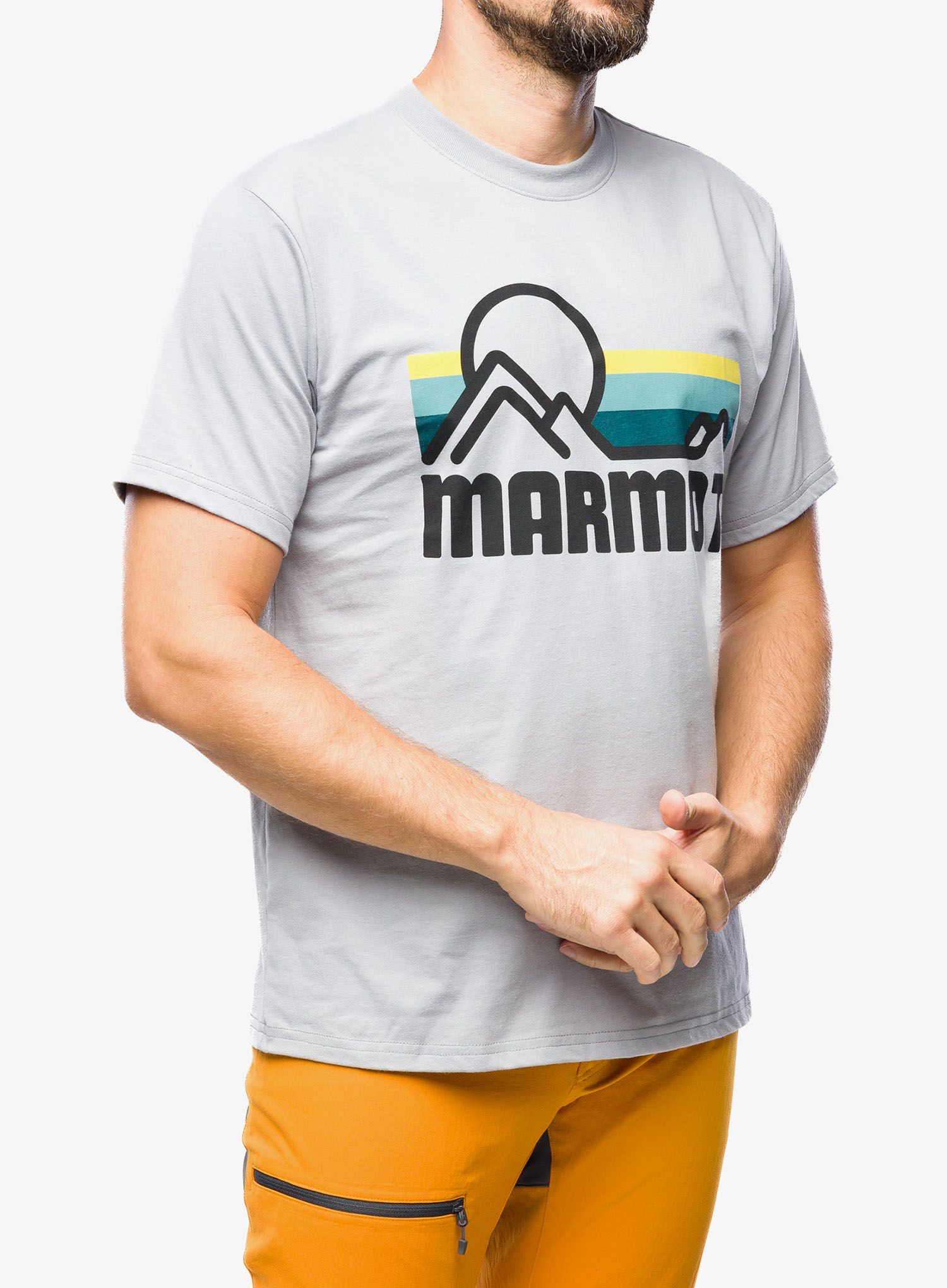 Bavlnené tričko Marmot Coastal Tee SS - sleet