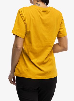 Bavlnené tričko dámske Marmot Coastal Tee SS - yellow gold