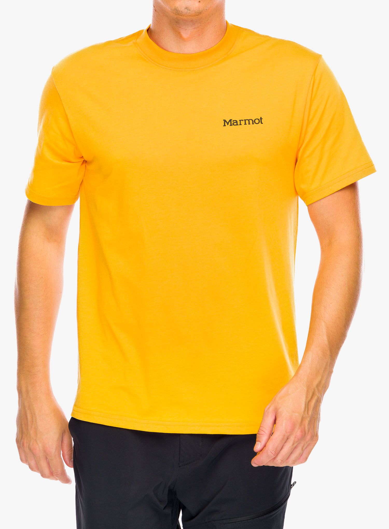 Bavlnené tričko Marmot Crayon M Dot Tee SS - golden sun
