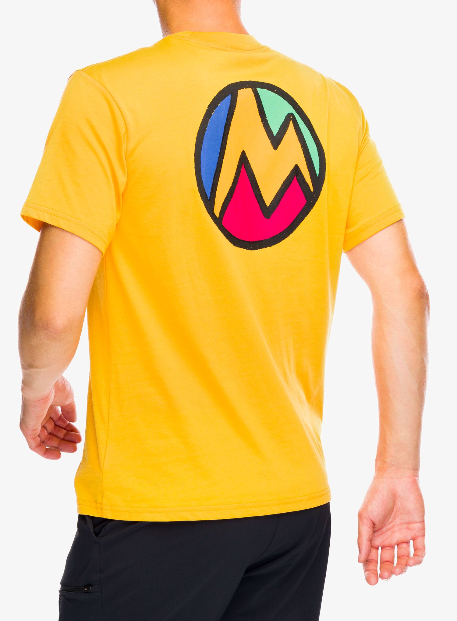 Bavlnené tričko Marmot Crayon M Dot Tee SS - golden sun