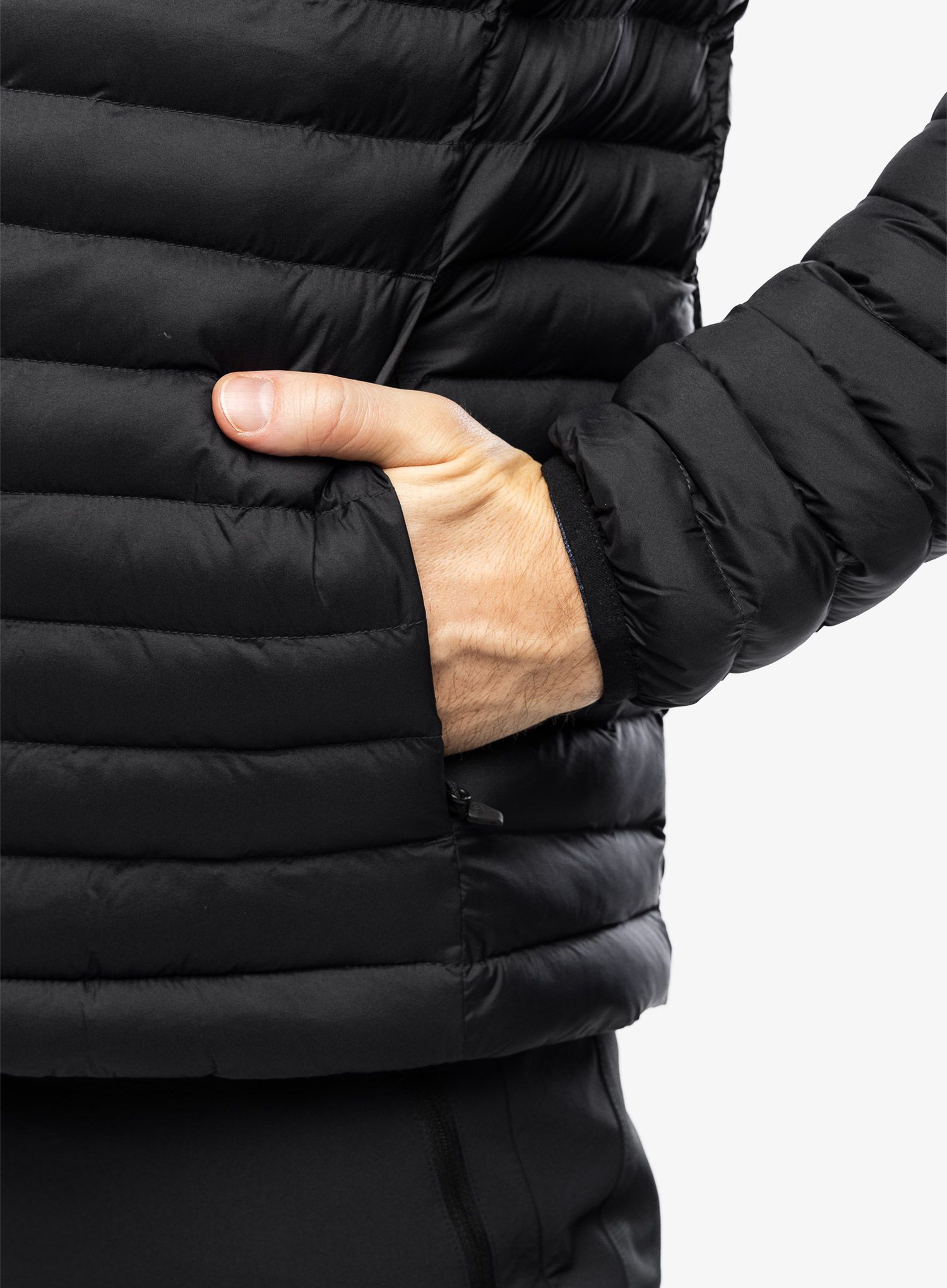 Bunda pánska Marmot Echo Featherless Hoody - black