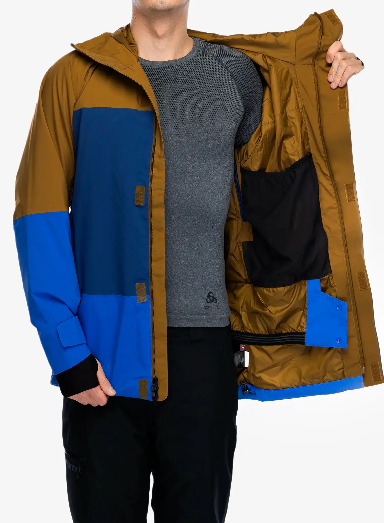 Lyžiarska bunda Marmot Elevation Jacket - hazel/twilight blue/trail blue