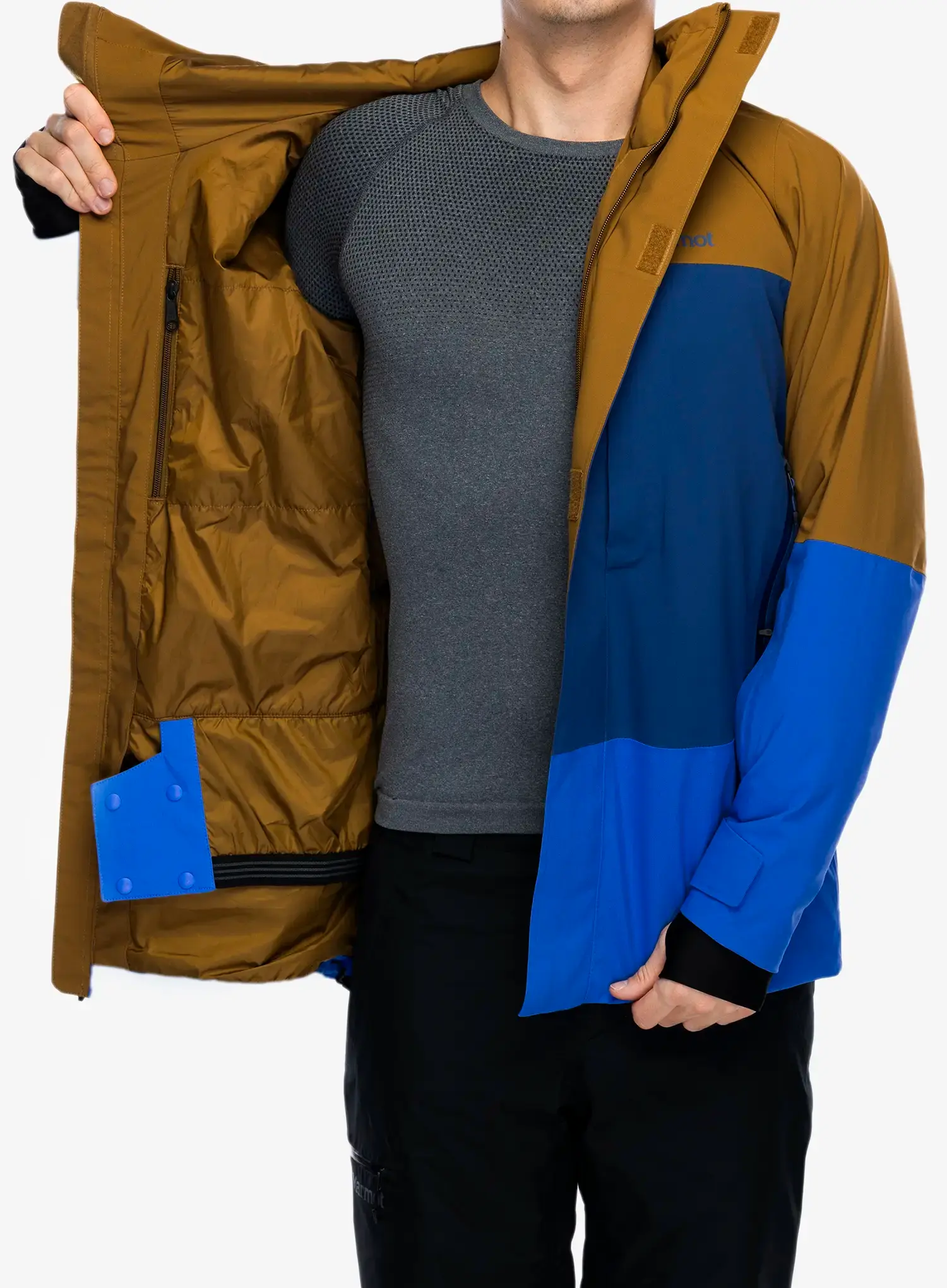 Lyžiarska bunda Marmot Elevation Jacket - hazel/twilight blue/trail blue
