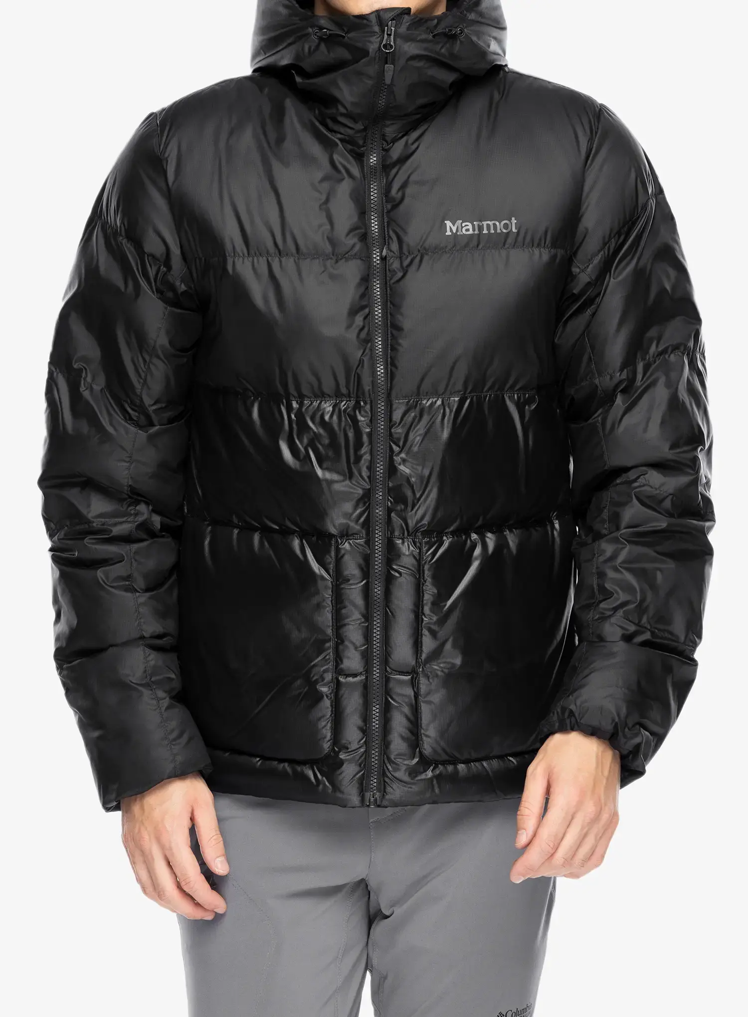 Páperová bunda Marmot Guides Down Hoody - black/black