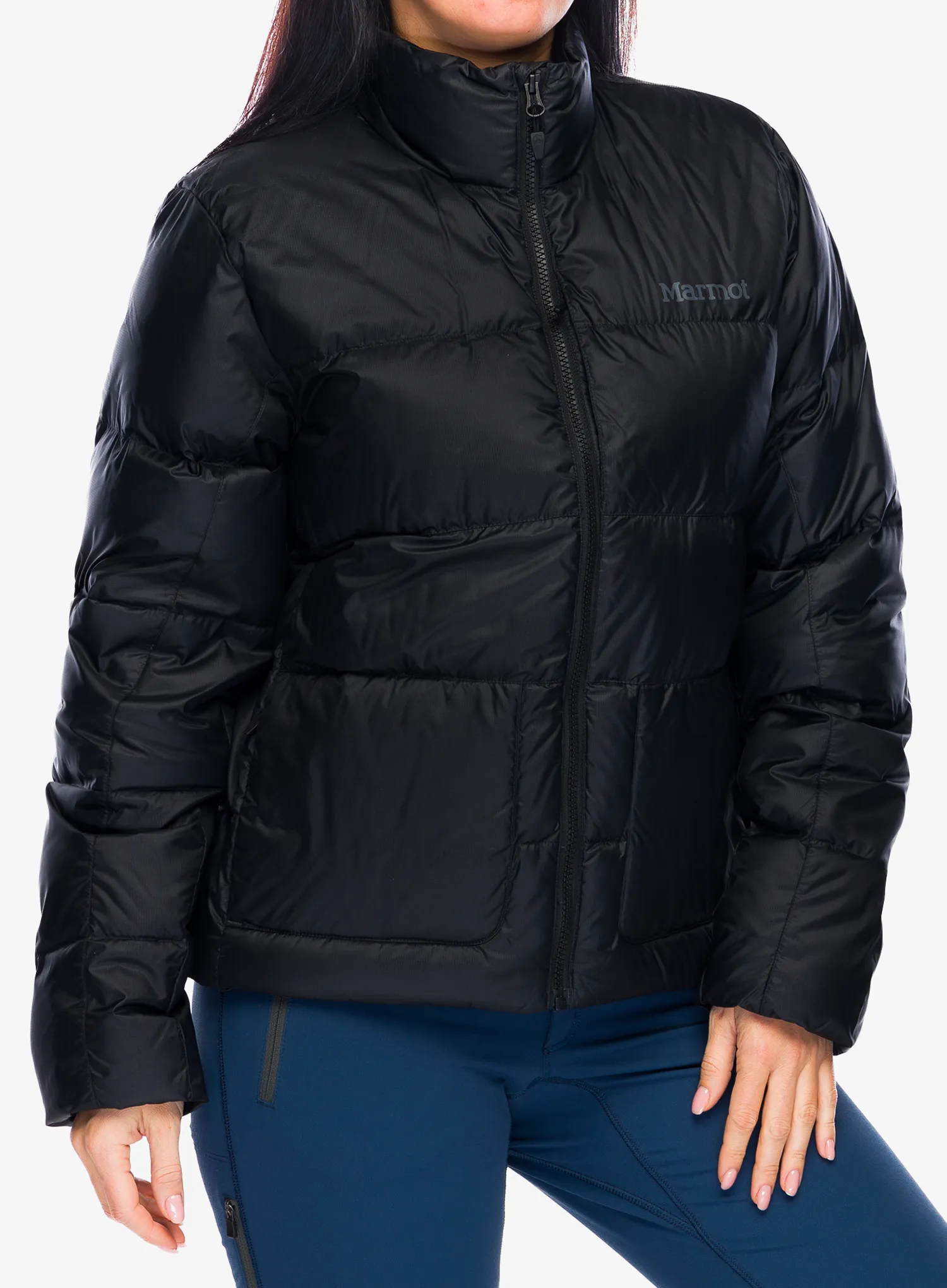 Bunda páperová dámska Marmot Guides Down Jacket - black