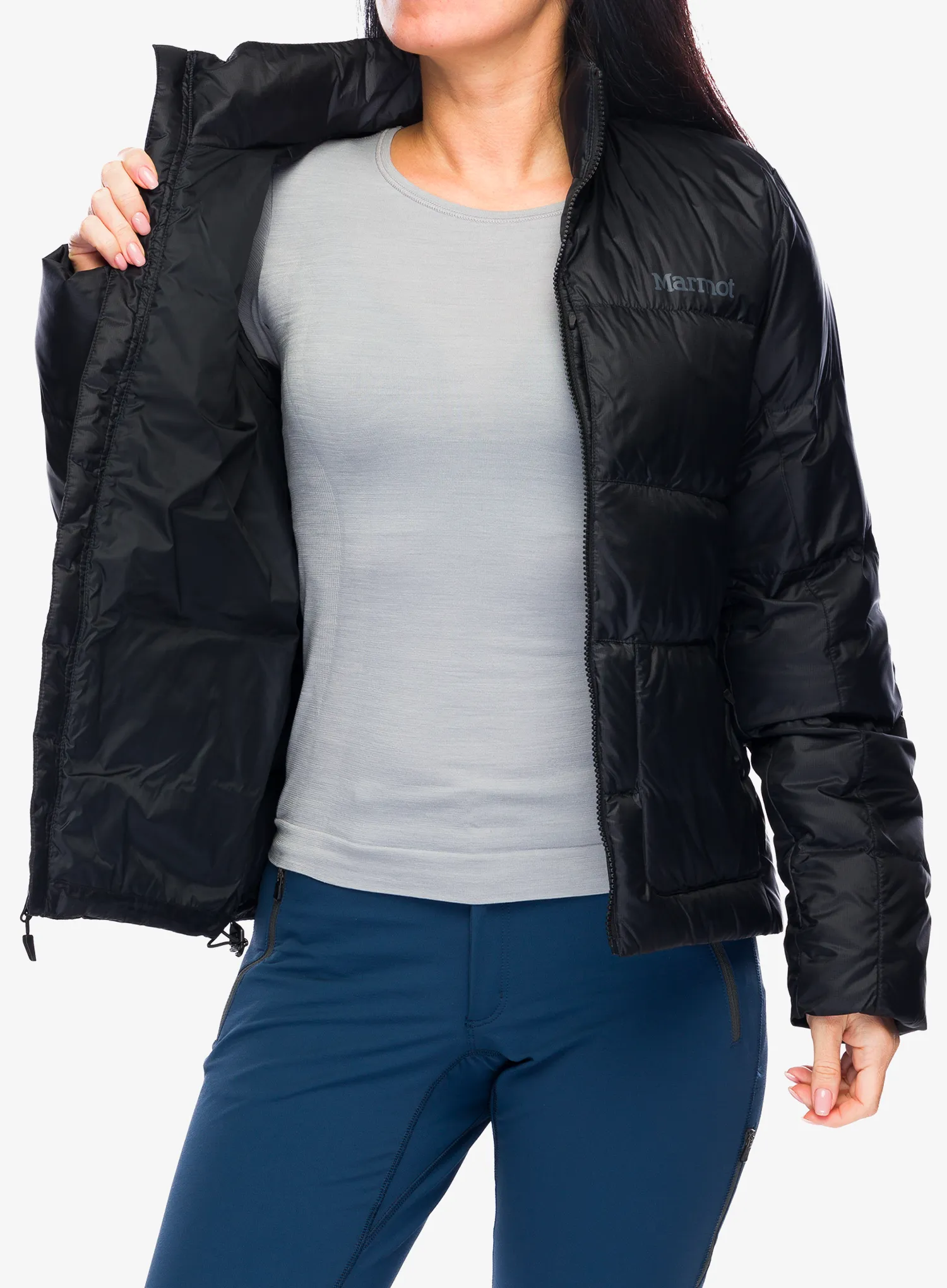 Bunda páperová dámska Marmot Guides Down Jacket - black