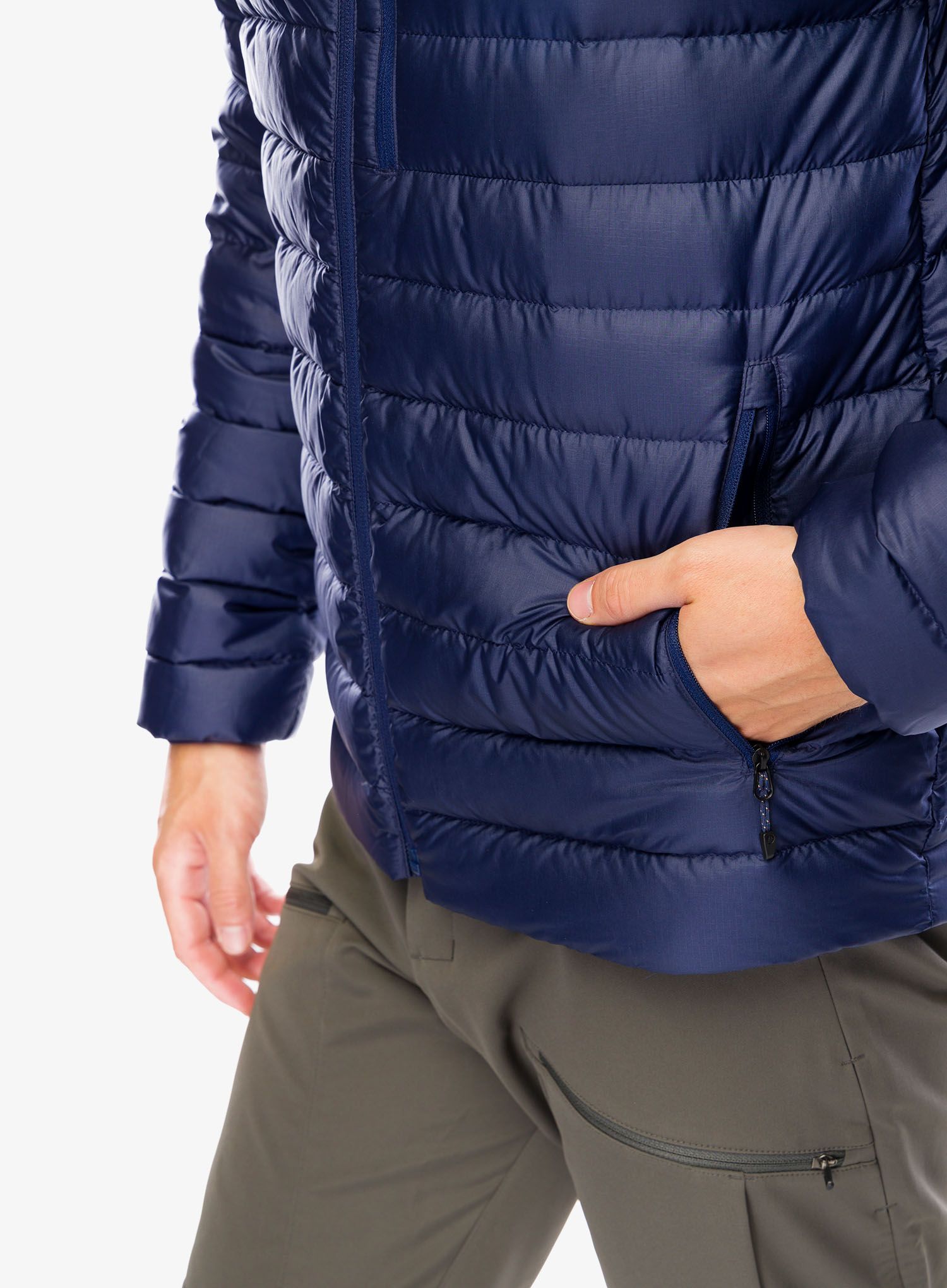 Páperová bunda Marmot Highlander Jacket - arctic navy