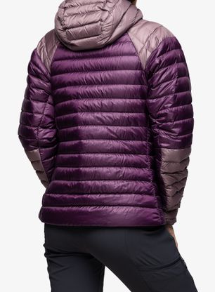 Bunda páperová dámska Marmot Hype Down Hoody - hazy purple/purple fig