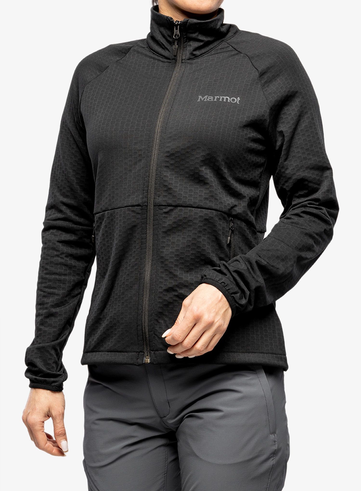 Flísová mikina dámska Marmot Leconte Fleece Jacket - black