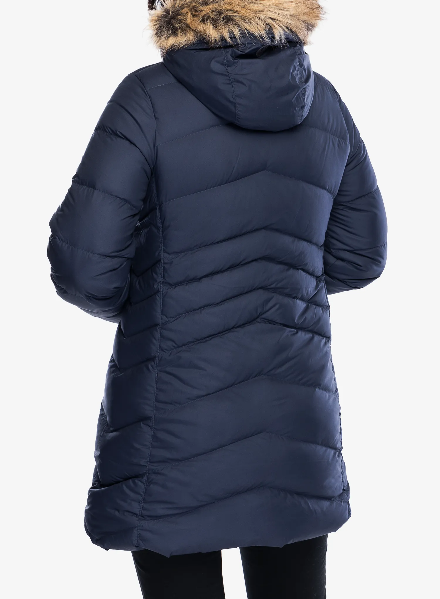 Dámsky páperový kabát Marmot Montreal Coat - midnight navy/navy