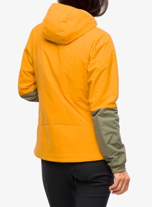 Dámska hybridná bunda dámska Marmot Novus LT Hybrid Hoody - golden sun/vetiver