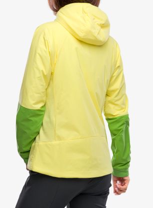 Dámska hybridná bunda dámska Marmot Novus LT Hybrid Hoody - light yellow/kiwi