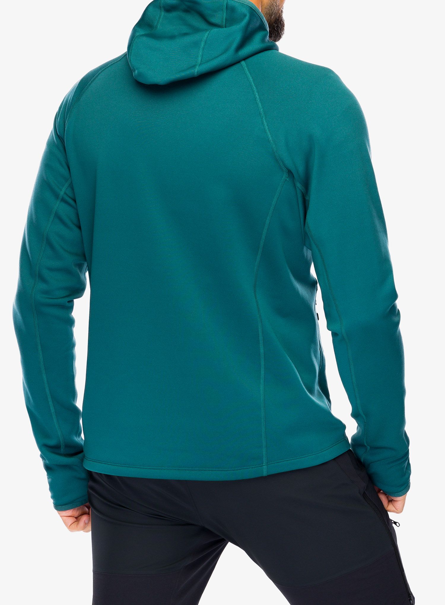 Mikina na zips Marmot Olden Polartec Hoody - dark jungle