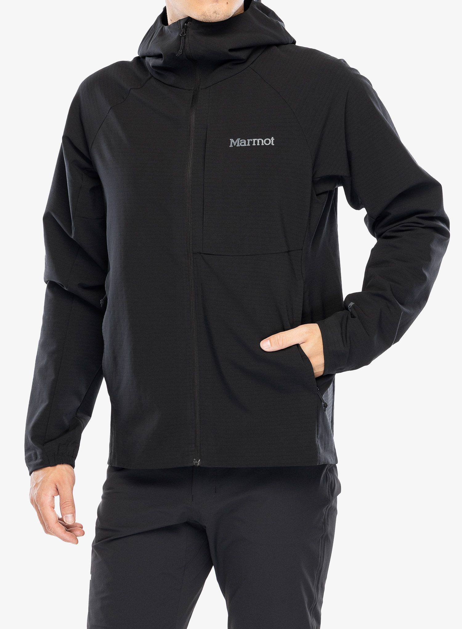Vetrovka Marmot Pinnacle DriClime Hoody - black