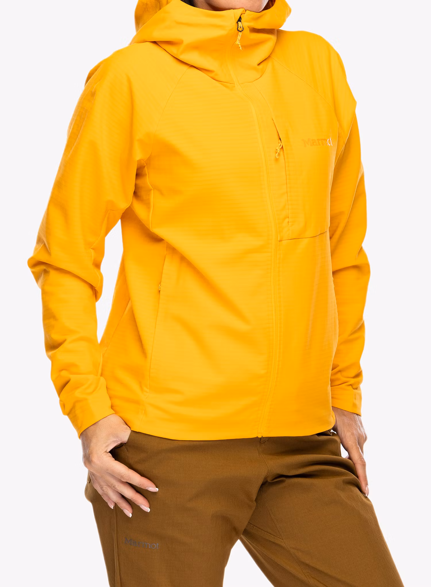 Vetrovka dámska Marmot Pinnacle DriClime Hoody - golden sun