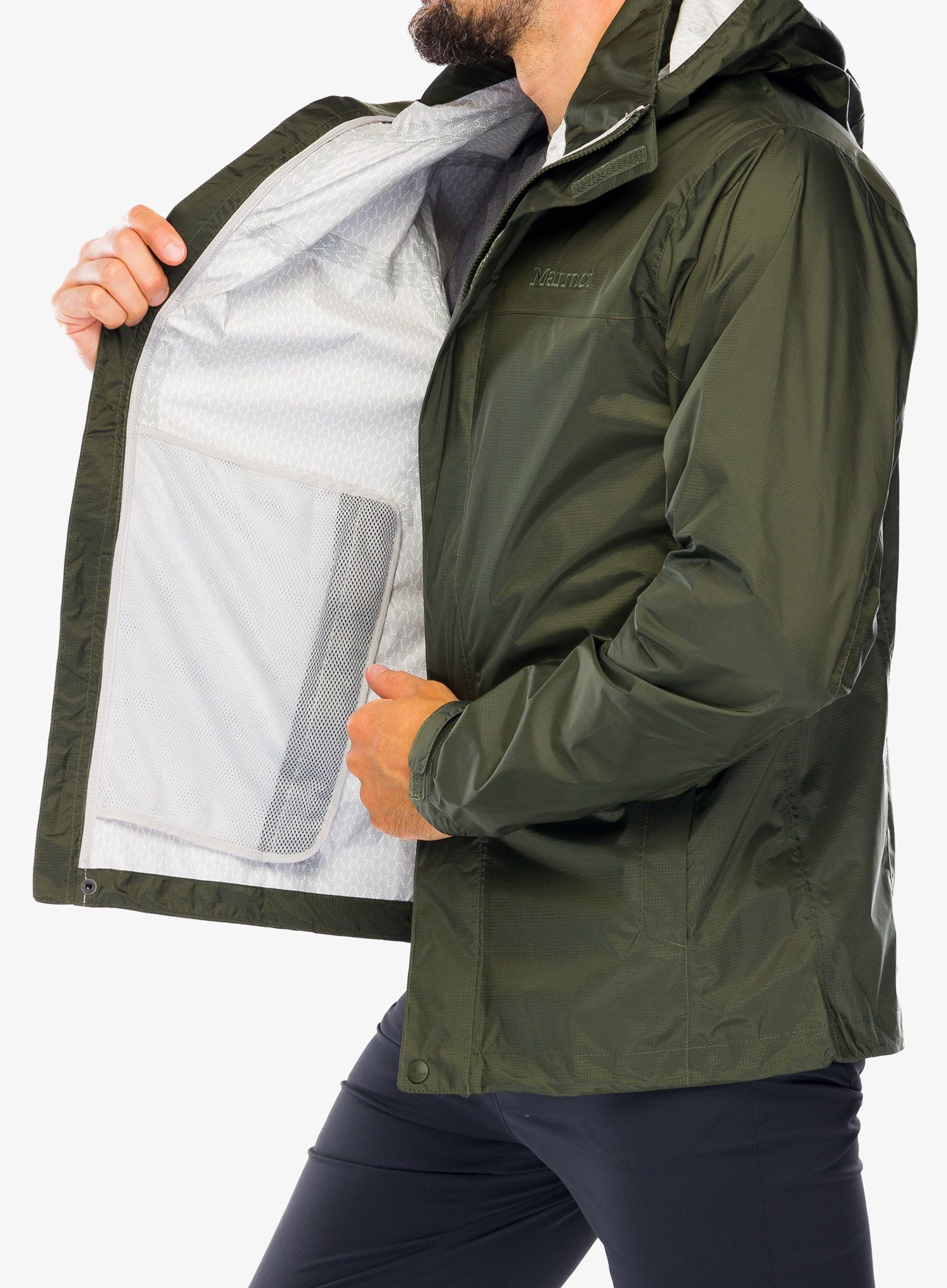 Bunda do dažďa Marmot PreCip Eco Jacket - nori