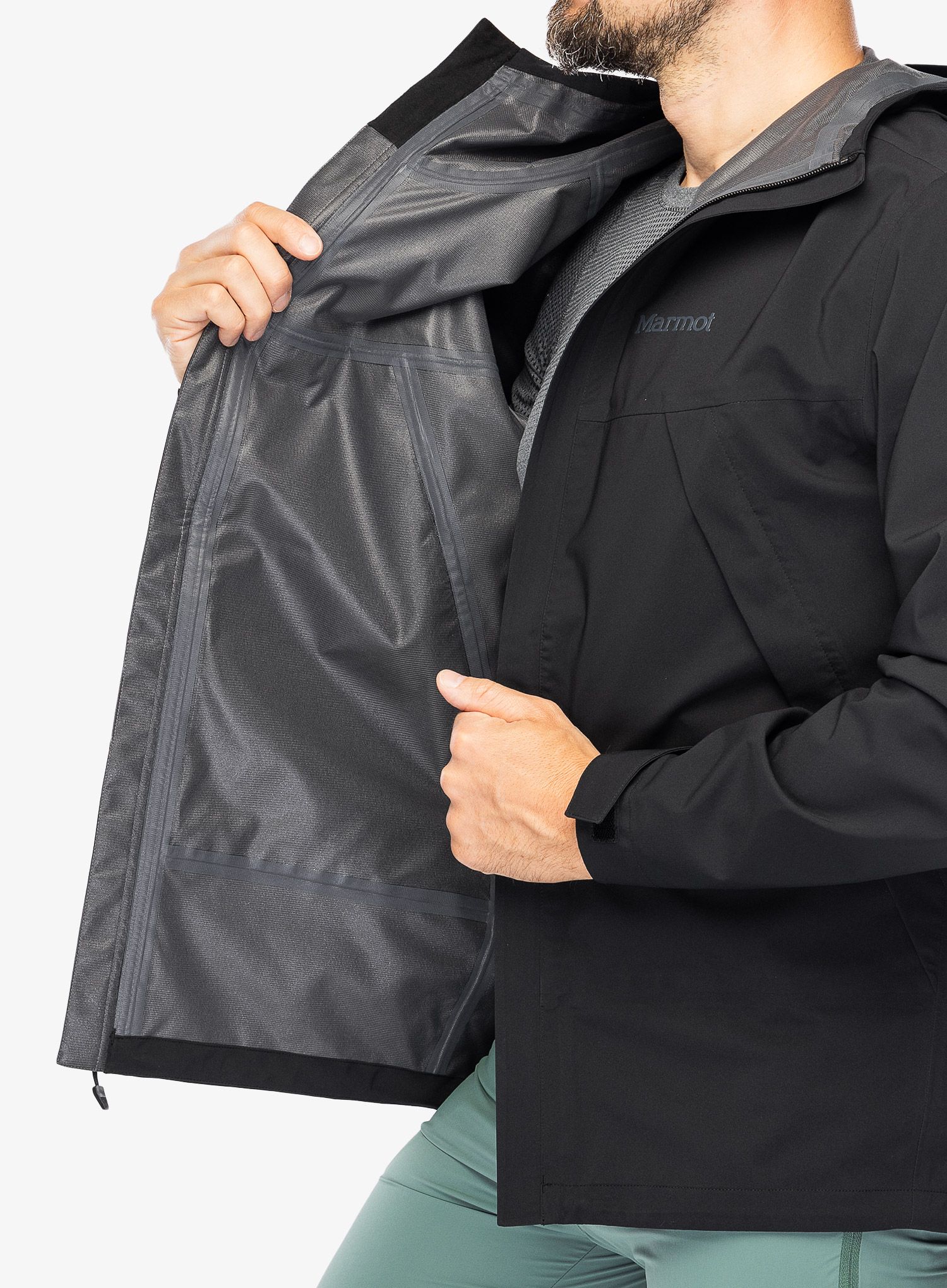 Bunda do dažďa Marmot PreCip Eco Pro Jacket - black