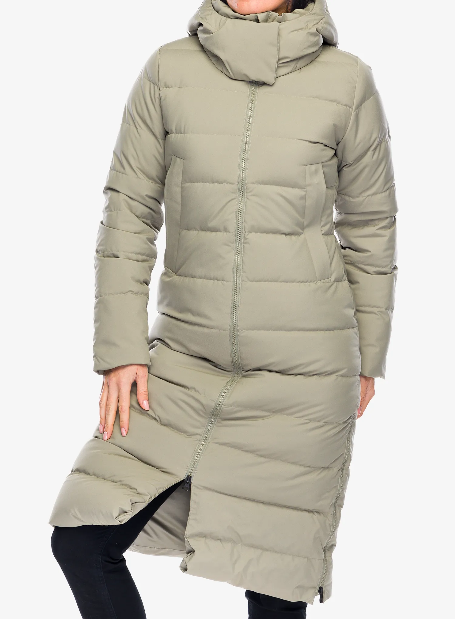 Dámsky páperový kabát Marmot Prospect Coat - vetiver