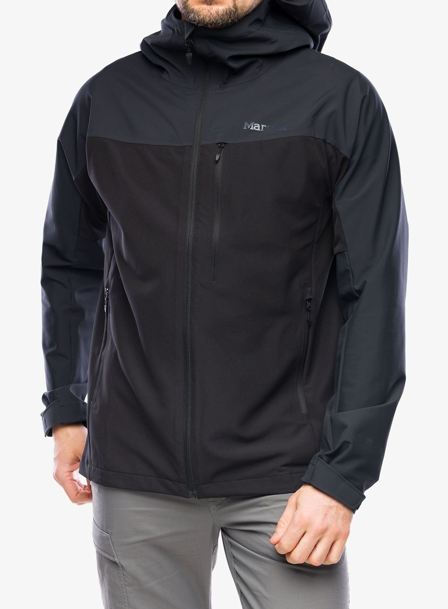 Softshellová bunda Marmot ROM GORE-TEX Infinium Hoody - black