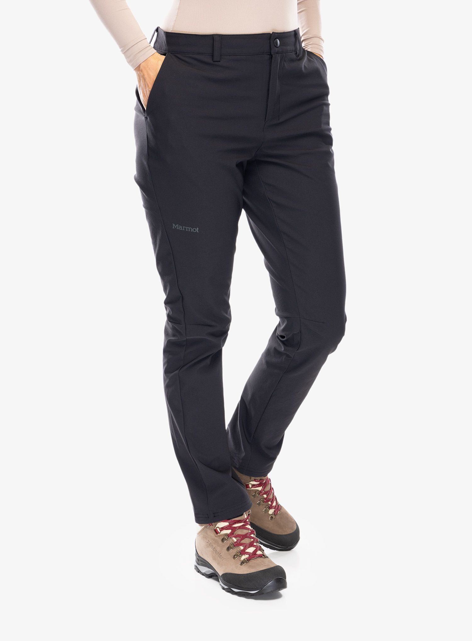 Turistické nohavice dámske Marmot Scree Pant - black/black