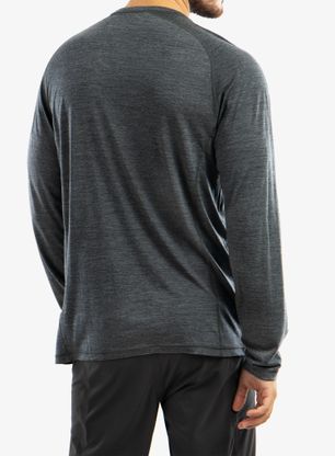 Mikina Smartwool Merino Sport Ultralite L/S - charcoal