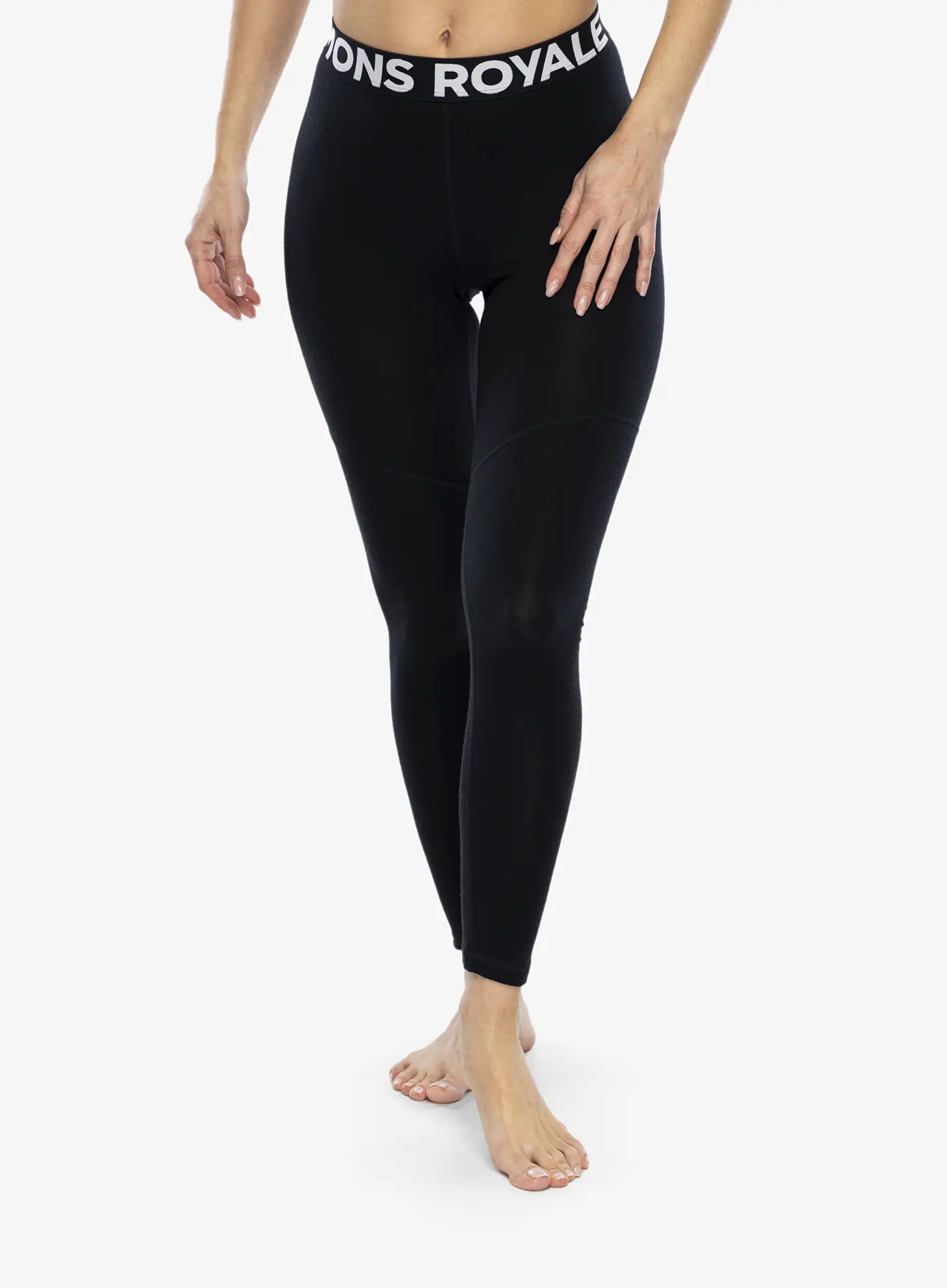 Dámske funkčné legíny Mons Royale Cascade Merino Flex 200 Legging - black
