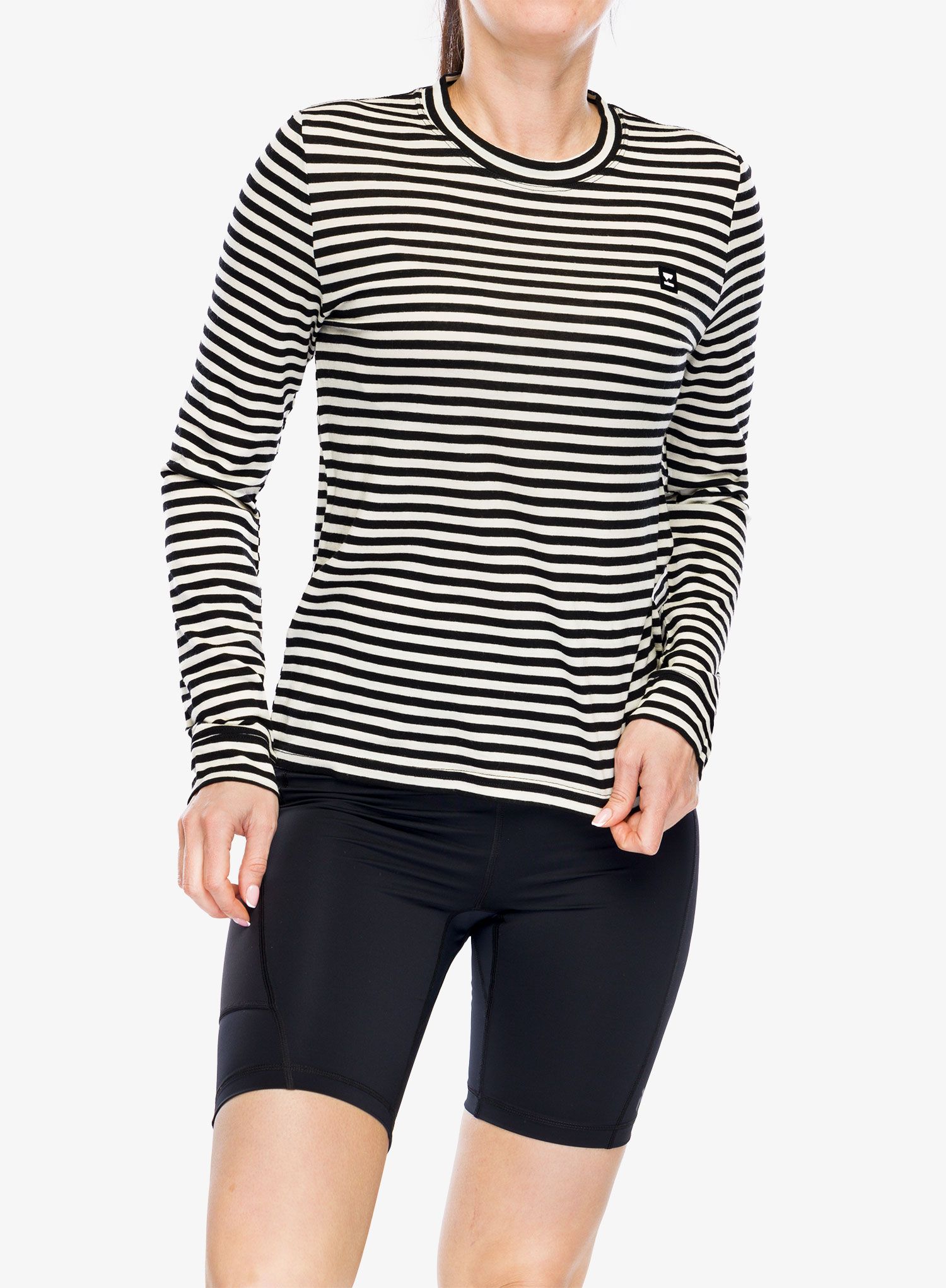 Mikina dámska Mons Royale Icon Relaxed LS - MR stripe