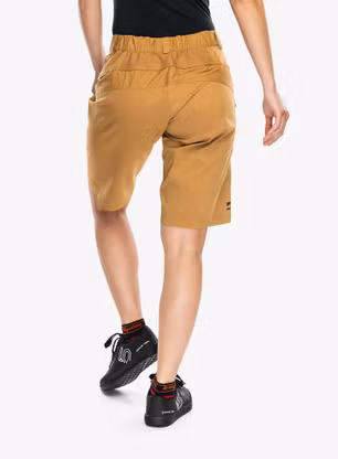 Dámske cyklistické nohavice krátke Mons Royale Virage Bike Shorts 2.0 - cumin