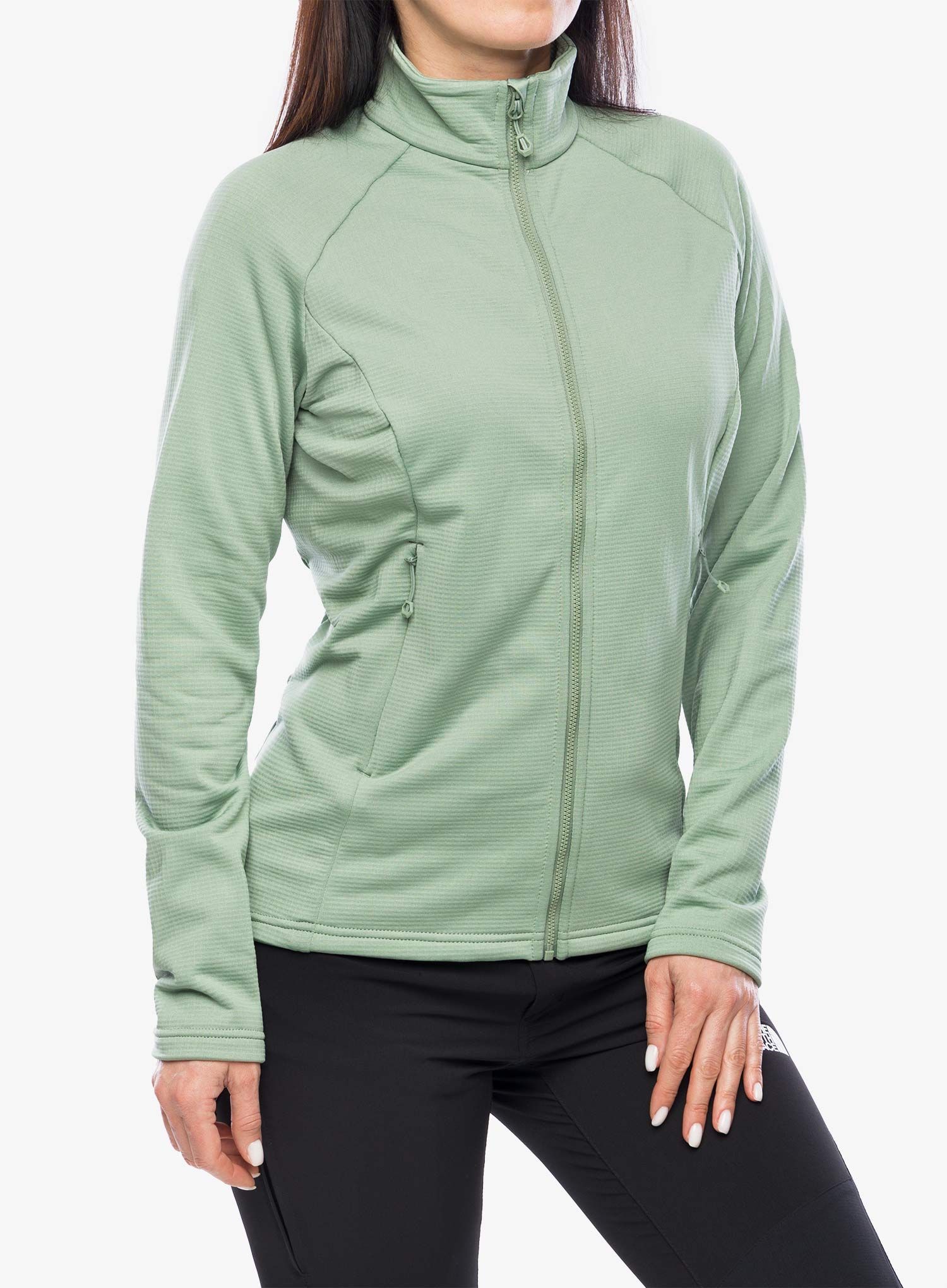Dámska mikina bez kapucne Montane Protium Jacket - sage
